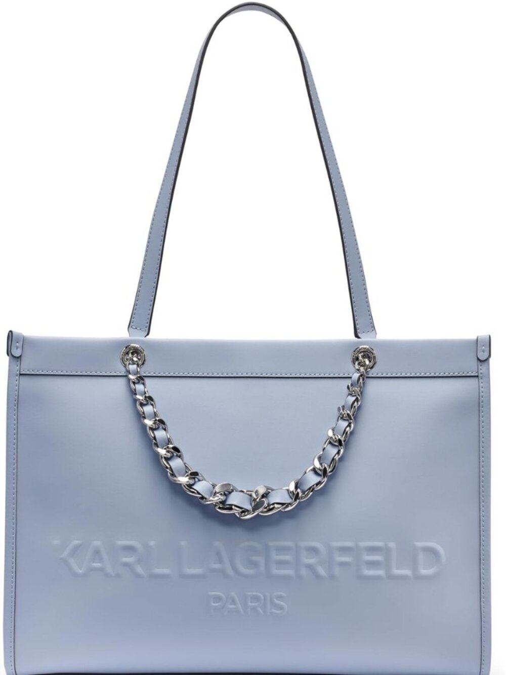 NWT Karl Lagerfeld Paris Savoie Large Leather Tote Bag